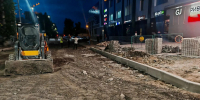 На Арбате в Улан-Удэ установили бордюры и ливневки - ВостокТелеИнформ
