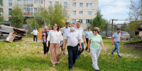 Глава Якутска поручил провести срочные работы по укреплению здания детсада № 82 «Мичээр» - Администрация г. Якутск