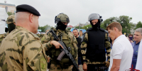 В Международный День тигра на открытии III семейных Уссурийских игр сотрудники Росгвардии рассказали приморцам о службе - Росгвардия