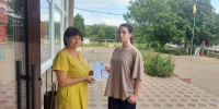 Уличная акция "Скажи терроризму НЕТ", Библиотека № 6 с. Птичьего - ЦБС Изобильненского городского округа