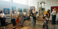 В выставочном зале им. К. Малевича открылась выставка «Екатерина Рудая / Марина Панина. Живопись. Графика». - Город Курск