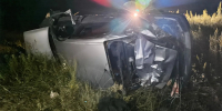 Под Гаем перевернулся Renault. Водитель в больнице - Газета Оренбуржье