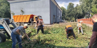 Продолжаем наводить порядок на территории Железнодорожного округа города Курска.. - Город Курск