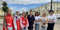 Госавтоинспектор и общественники провели беседы с пешеходами2707 - Городской округ Ступино