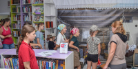 Воспитанники спортивной школы города Кемерово посетили Яйскую библиотеку в рамках муниципального проекта «Мы помним, мы идём» - Яйский округ