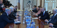 Геннадий Новосельцев принял участие во встрече с Послом РФ в Беларуси Борисом Грызловым - Законодательное Собрание