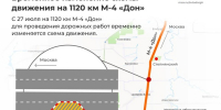 Дорожные работы на М-4 «Дон»: с 27 июля сужение полос, с 3 августа — перенос на другую часть - Газета Родионово-Несветайский вестник