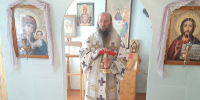 БОГОСЛУЖЕНИЕ ЕПИСКОПА ИРИНЕЯ В ХРАМЕ СЕЛА БРИЕНТ - Орская Епархия