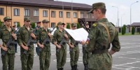 60 студентов ИнгГУ присягнули на верность Родине в Военном учебном центре - Сердало