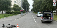 Рано утром в Архангельске пострадал мужчина на электросамокате - Tv29.Ru