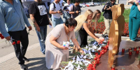 Жители Челябинска почтили память детей-жертв войны в Донбассе - Вечерний Челябинск