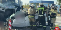 Водитель и два ребенка погибли в ДТП с рейсовым автобусом в Крыму - M24.Ru