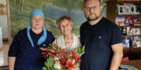 ВЛАДИМИР ЛЮБИМОВ ПОЗДРАВИЛ С ДНЕМ РОЖДЕНИЯ ПОЧЕТНОГО ГРАЖДАНИНА ТАРАСОВУ  МАРИЮ ИВАНОВНУ - КПРФ