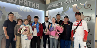 В аэропорту Улан-Удэ прошла торжественная встреча призёров первенства Европы по стрельбе из лука - ИА Байкал Медиа Консалтинг