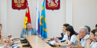 На планёрке в администрации. - Россошанский район