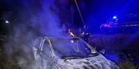 В Тульской области потушили загоревшийся автомобиль - ТК Первый Тульский