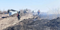 В селе Канашево в жаркий день ликвидировали возгорание мусора - Газета Маяк
