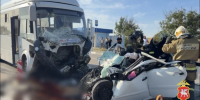 Лобовое столкновение с автобусом унесло жизни двух детей в Крыму - Юг России