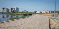 В Кургане достраивают километровую набережную в Заозёрном - Область 45