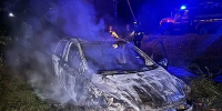За сутки в Тульской области сгорела легковушка - ИА Тульская пресса.Ru