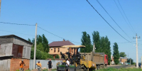 Еще одна улица в с.Октябрьское теперь асфальтирована - Октябрьский район