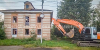 На Коммунистической в Брянске сносят 75-летний дом - ИА Наш Брянск.ru