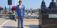 Макет Благовещенского собора установили на тюменской набережной - ИА Тюменская линия
