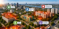 Где в Ростове жарче всего? Ученые ЮФУ составили карту городских островов тепла - ЮФУ