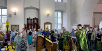 Сосновское благочиние радушно встретило крестоходцев, держащих путь в Дивеево - Выксунская епархия