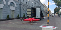 Установленный ранее около автобусной остановки «Гостиница „Центральная“» арт-объект «Звезда» перенесли в сквер по ул. Звездной, что в Северо-Западном микрорайоне Курска. - Город Курск