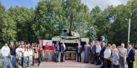 В городе Ветлуга состоялось Торжественное открытие мемориальной доски на памятнике выпускникам 2-го Горьковского танкового училища, приуроченного к 85-летию основания училища - Министерство молодежной политики