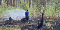 Крупный пожар тушили в лесу в Кондопожском районе - StolicaOnego.Ru