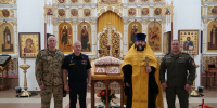В Воронеже росгвардейцы приняли участие в богослужении в честь небесного покровителя князя Владимира и празднования Дня Крещения Руси - Росгвардия