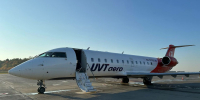CRJ200 самолет ЮВТ-Аэро аэропорт - Транспорт Мурманской области
