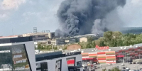 Во Владимире вспыхнул крупный пожар на складе стройматериалов на улице Гастелло - 6tv.Ru
