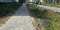 Микуне завершено обустройство нового тротуара - KomiOnline.Ru