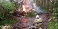 14 пожарных тушили жилой дом в деревне под Кирово-Чепецком - Prochepetsk.ru