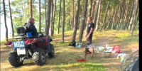 Теперь - на квадроциклах. Полицейские Соснового Бора проверили территорию городского пляжа - Газета Маяк