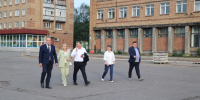 Эдуард Слабиков проинспектировал благоустройство общественной территории в Инте - Правительство