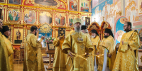Митрополит Зиновий совершил Божественную Литургию в Иоанно-Богословской Макаровской обители - Саранская епархия