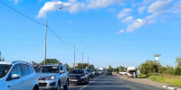 Сегодня вечером на Талажском шоссе в сторону аэропорта были пробки - ГТРК Поморье