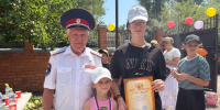 Юные казачата Волжского отметили 72-летие города - Волга-Медиа