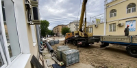 Первая партия гранитной плитки прибыла на Арбат в Улан-Удэ - ВостокТелеИнформ