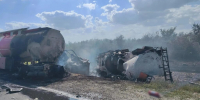 В Волгоградской области при столкновении бензовозов погибли два водителя - Волга-Медиа