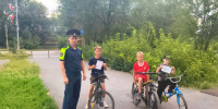 Сотрудники Госавтоинспекции провели беседы с детьми - НоКС ТВ