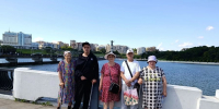 Жители Кугесьского дома-интерната совершили экскурсию по Набережной Чебоксар в День Крещения Руси - Министерство труда и соцзащиты