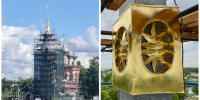 В Вологде завершён ремонт шпиля колокольни храма Сретения Господня - Вологда.РФ