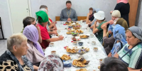 В храме села Новосёлово, в День Крещения Руси, прошла встреча с подопечными социального центра - Епархия
