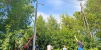 На Завокзальной в Кинешме стартовал перенос столбов с тротуара - 168.Ru