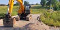 В деревне Пентеги Сарапульского района восстановили размытую дорогу - Сусанин